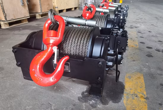 CE 승인 견인 트럭 윈치, 6-40톤 유압 트레일러 윈치